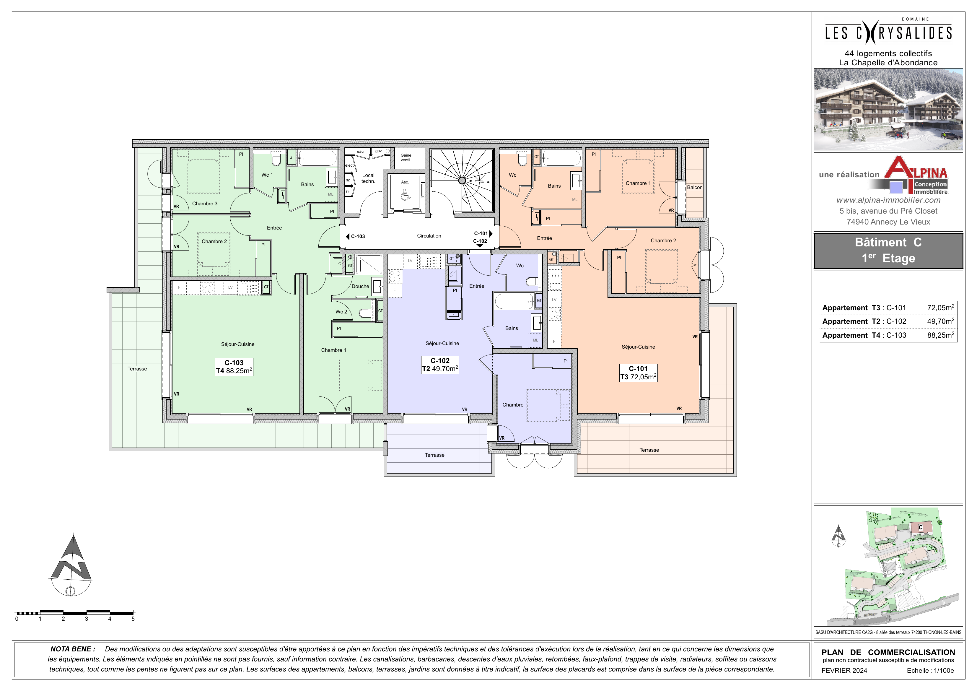 Chalet C — 1e etage